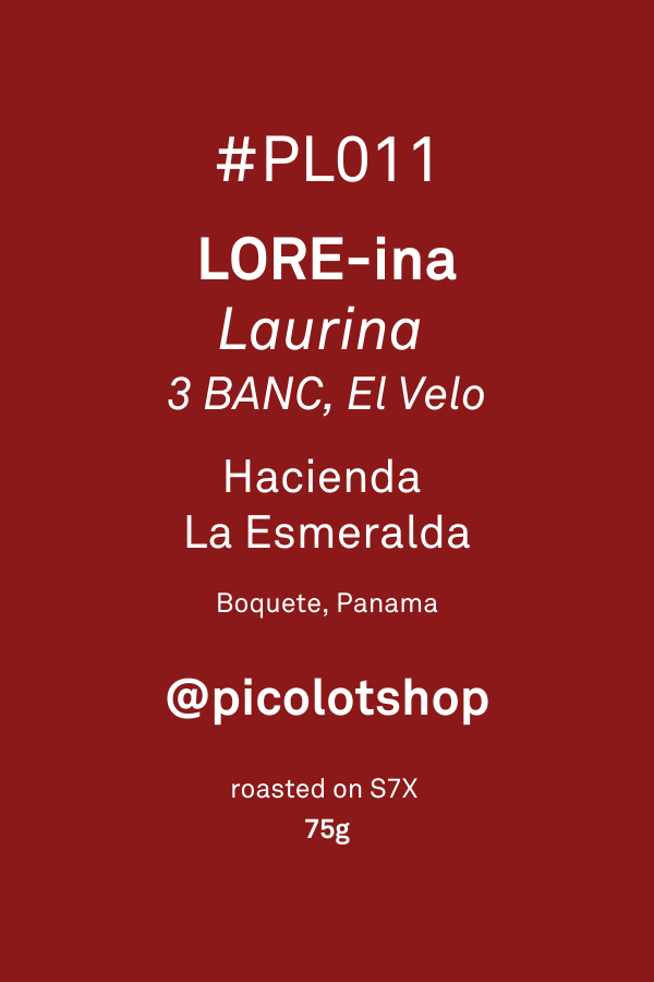 Picolot #11: Lore-ina - Esmeralda El Velo Laurina 3 BANC Natural